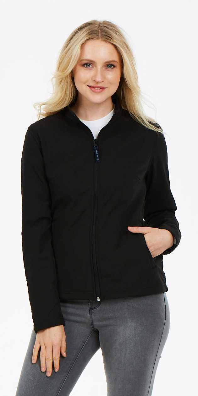Ladies Full Zip Softshell Jacket British Canoeing Coaches